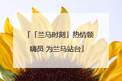 「兰马时刻」热情领嗨员 为兰马站台