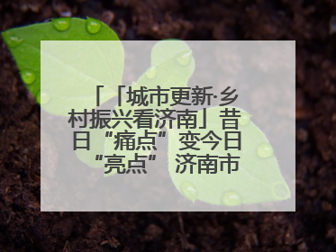「城市更新·乡村振兴看济南」昔日“痛点”变今日“亮点” 济南市市中区上演城市更新“三部曲”