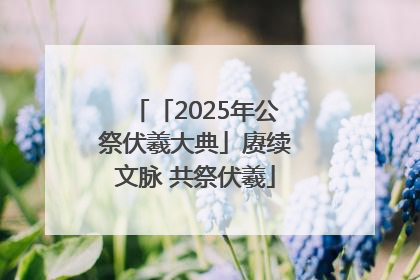 「2025年公祭伏羲大典」赓续文脉 共祭伏羲