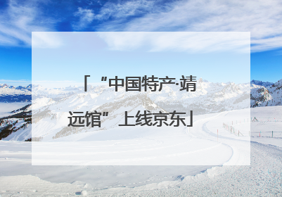 “中国特产·靖远馆”上线京东