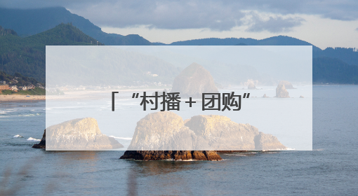 “村播＋团购”双引擎发力 带动10万农户增收