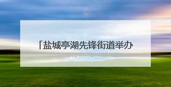 盐城亭湖先锋街道举办端午节主题文化活动