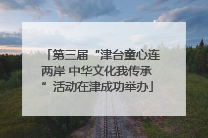 第三届“津台童心连两岸 中华文化我传承”活动在津成功举办