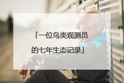 一位鸟类观测员的七年生态记录