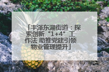 丰泽东湖街道：探索创新“1+4”工作法 助推党建引领物业管理提升