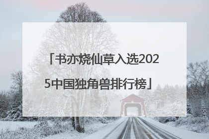 书亦烧仙草入选2025中国独角兽排行榜