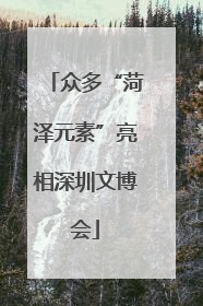 众多“菏泽元素”亮相深圳文博会
