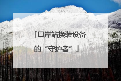 口岸站换装设备的“守护者”