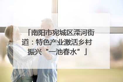 南阳市宛城区溧河街道：特色产业激活乡村振兴“一池春水”