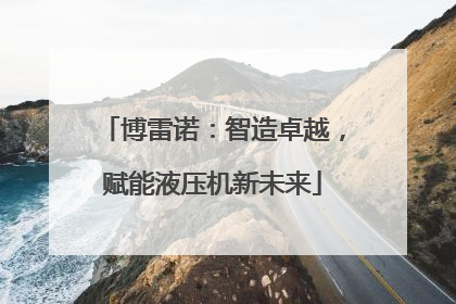 博雷诺：智造卓越，赋能液压机新未来
