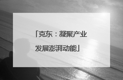克东：凝聚产业发展澎湃动能