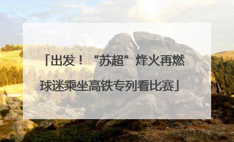 出发！“苏超”烽火再燃 球迷乘坐高铁专列看比赛