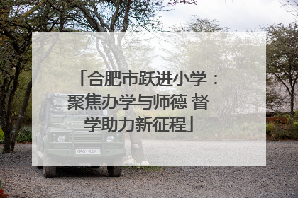 合肥市跃进小学：聚焦办学与师德 督学助力新征程