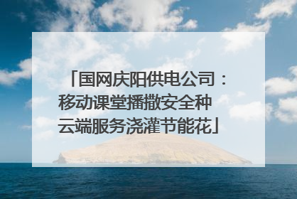 国网庆阳供电公司：移动课堂播撒安全种 云端服务浇灌节能花