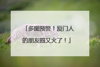多图预警！厦门人的朋友圈又火了！