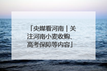 央媒看河南｜关注河南小麦收购、高考保障等内容