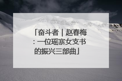 奋斗者｜赵春梅：一位瑶寨女支书的振兴三部曲
