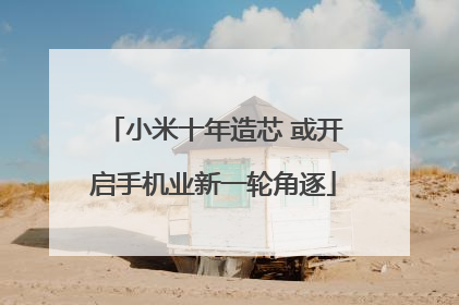 小米十年造芯 或开启手机业新一轮角逐
