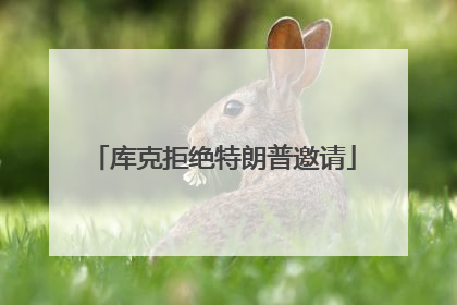 库克拒绝特朗普邀请