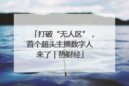 打破“无人区”，首个超头主播数字人来了｜热财经