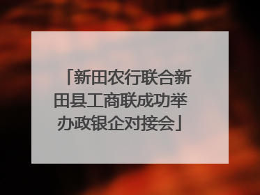 新田农行联合新田县工商联成功举办政银企对接会