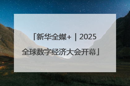 新华全媒+｜2025全球数字经济大会开幕