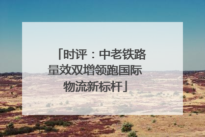 时评：中老铁路量效双增领跑国际物流新标杆