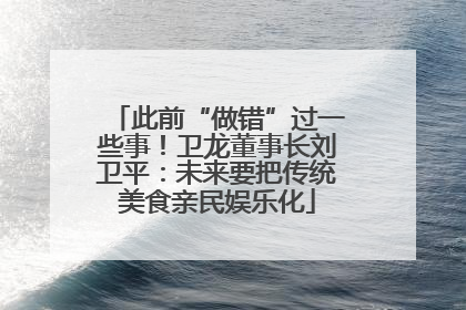 此前“做错”过一些事！卫龙董事长刘卫平：未来要把传统美食亲民娱乐化