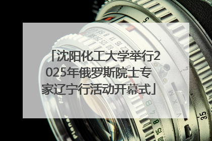 沈阳化工大学举行2025年俄罗斯院士专家辽宁行活动开幕式