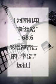 河南机电“新丝路”：68.6%增速背后的“智造”远征
