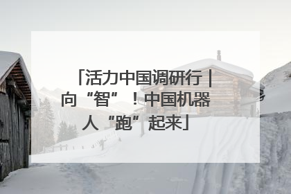 活力中国调研行｜向“智”！中国机器人“跑”起来