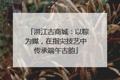洪江古商城：以粽为媒，在指尖技艺中传承端午古韵