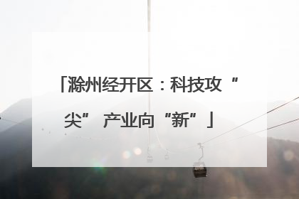 滁州经开区：科技攻“尖” 产业向“新”