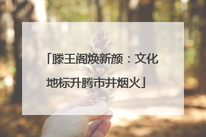 滕王阁焕新颜：文化地标升腾市井烟火