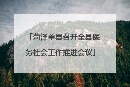 菏泽单县召开全县医务社会工作推进会议