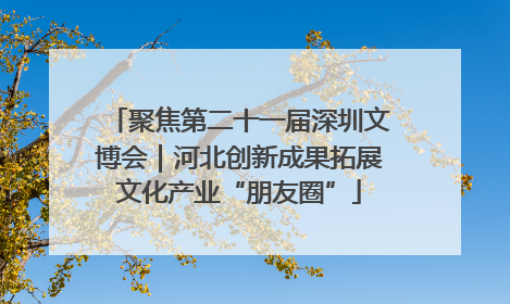聚焦第二十一届深圳文博会｜河北创新成果拓展文化产业“朋友圈”