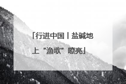 行进中国丨盐碱地上“渔歌”嘹亮