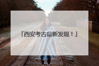 西安考古最新发现！