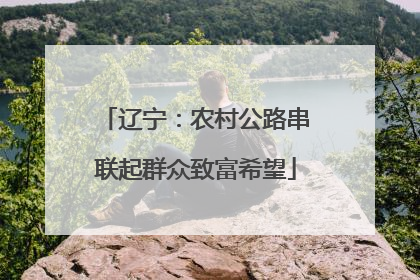 辽宁：农村公路串联起群众致富希望