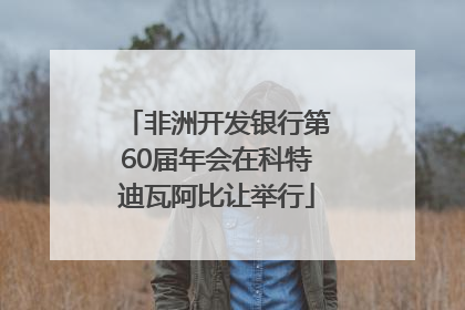 非洲开发银行第60届年会在科特迪瓦阿比让举行