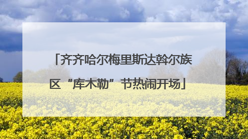 齐齐哈尔梅里斯达斡尔族区“库木勒”节热闹开场