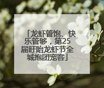 龙虾管饱、快乐管够，第25届盱眙龙虾节全城抱团宠客