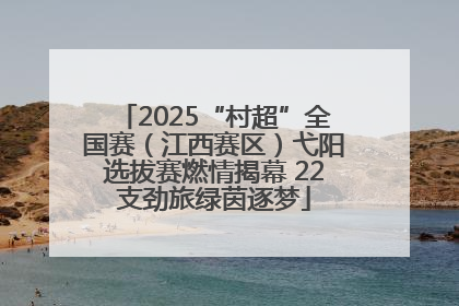 2025“村超”全国赛（江西赛区）弋阳选拔赛燃情揭幕 22支劲旅绿茵逐梦