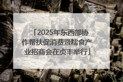 2025年东西部协作帮扶促消费暨糯食产业招商会在贞丰举行