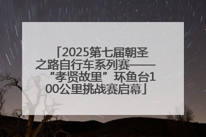 2025第七届朝圣之路自行车系列赛——“孝贤故里”环鱼台100公里挑战赛启幕