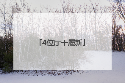 4位厅干履新