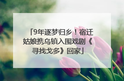 9年逐梦归乡！宿迁姑娘携乌镇入围戏剧《寻找戈多》回家